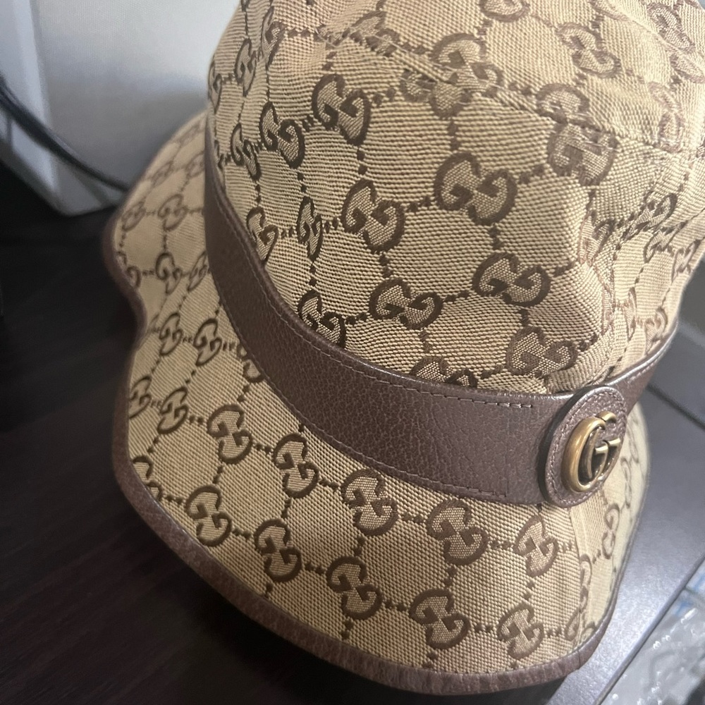 GG CANVAS BUCKET HAT - Picture 5 of 6